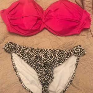 VS bikini top, target bottoms